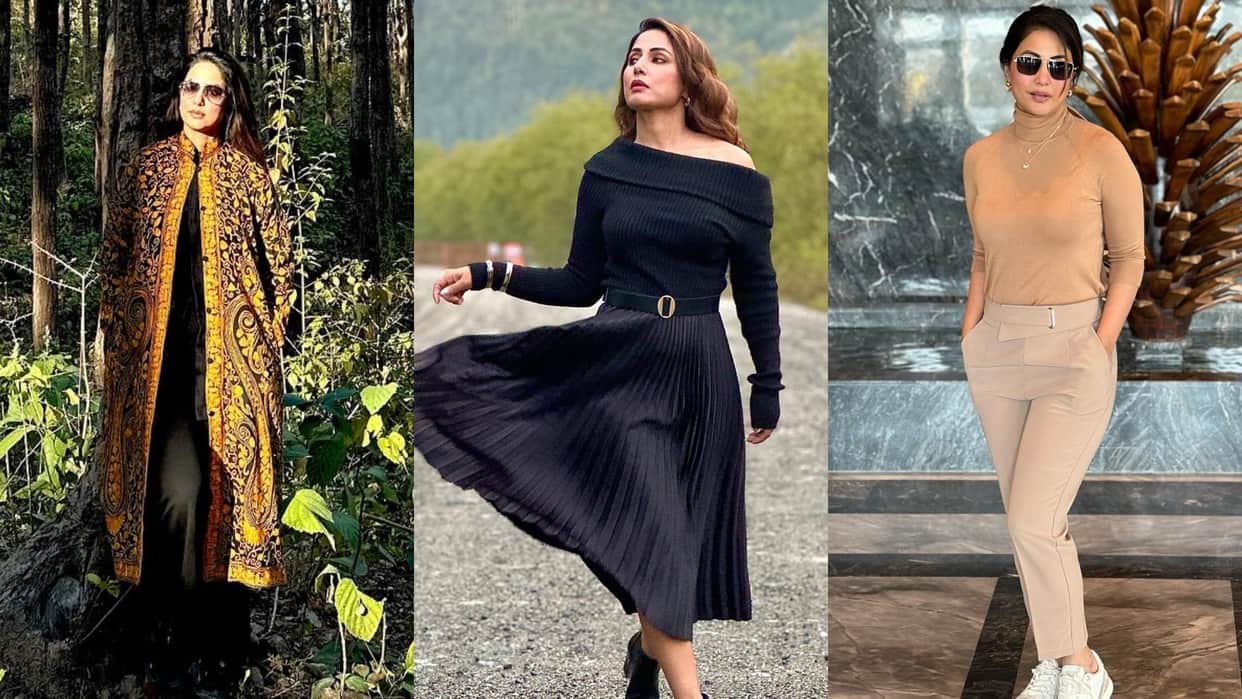 Winter Fashion Tips inspired by hina khan