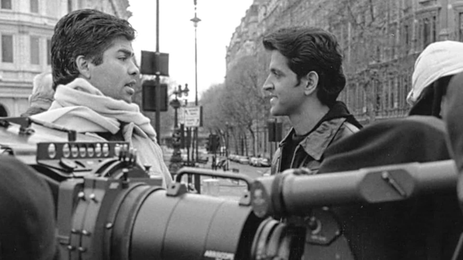Karan Johar misses shooting on sets shares unseen pictures with Ranveer singh anil kapoor hrithik roshan
