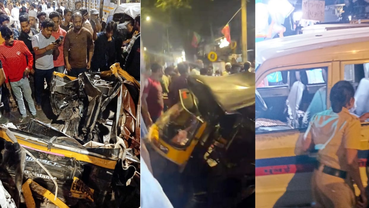 Mumbai Bus crashes several people in Kurla, several vehicles damaged in the accident