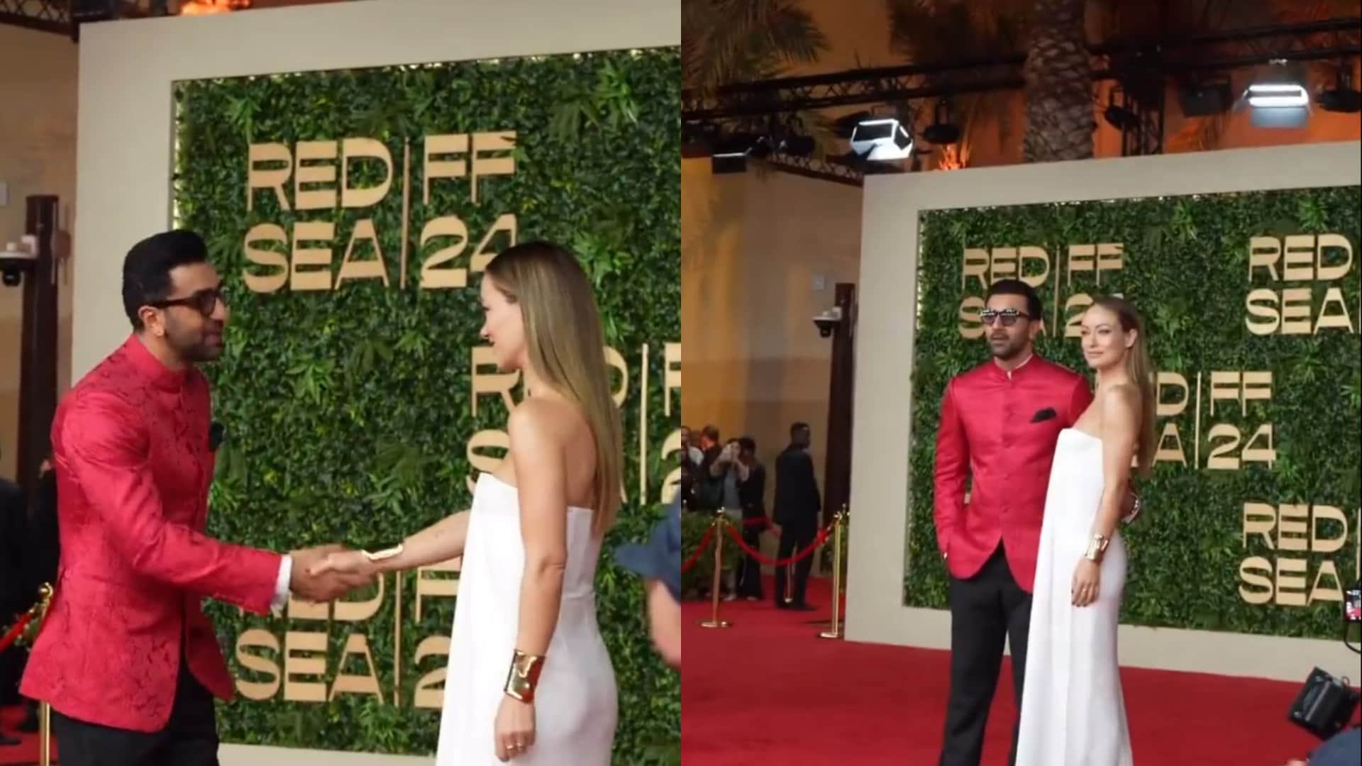 Ranbir Kapoor Olivia Wilde spotted together in Red Sea International Film Festival