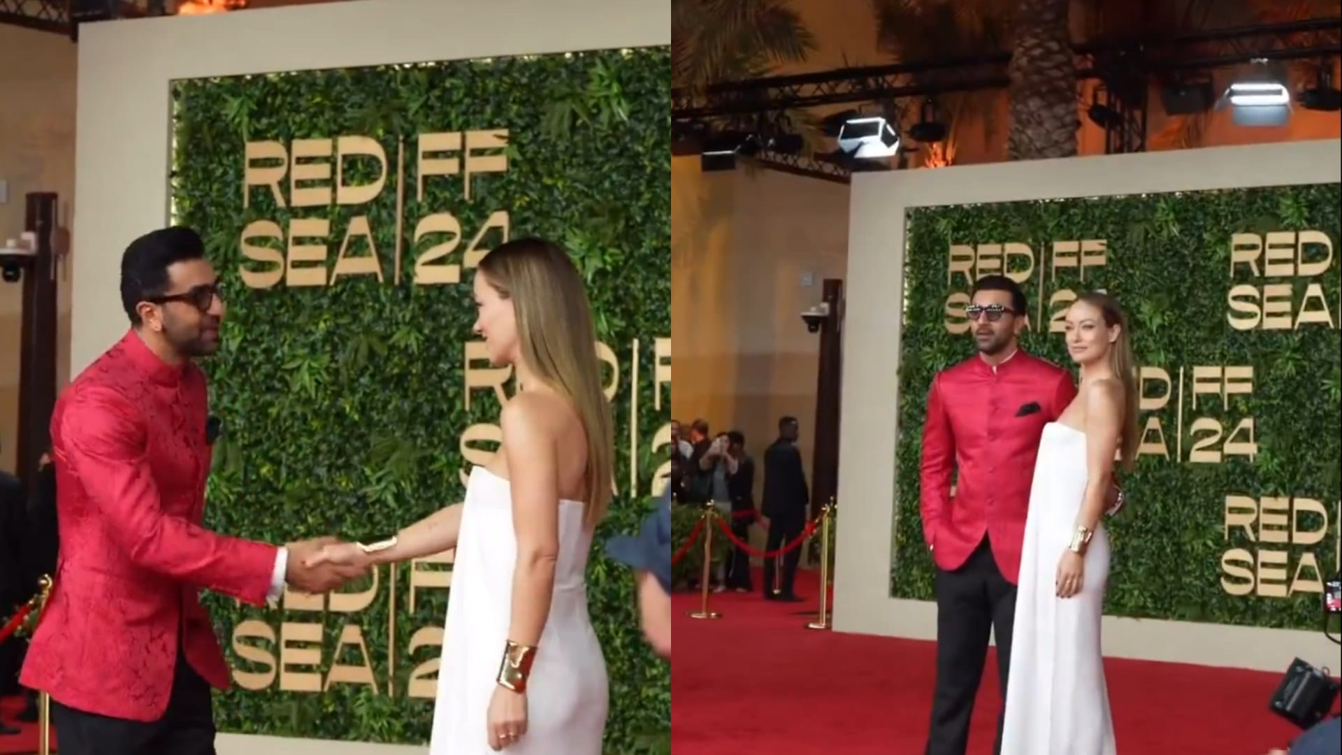 Ranbir Kapoor Olivia Wilde spotted together in Red Sea International Film Festival