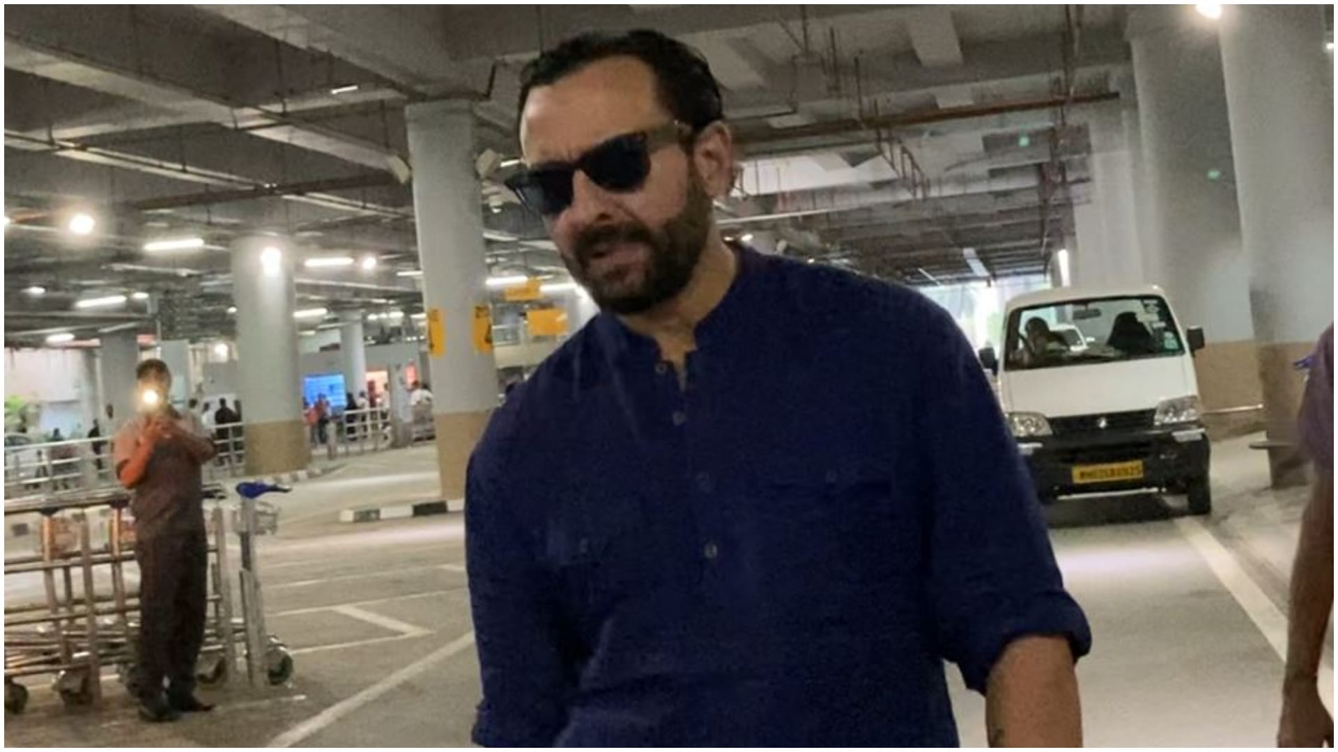 Kareena Kapoor Khan spotted at mumbai airport with sons taimur and jeh after sharmila tagore bday celebration