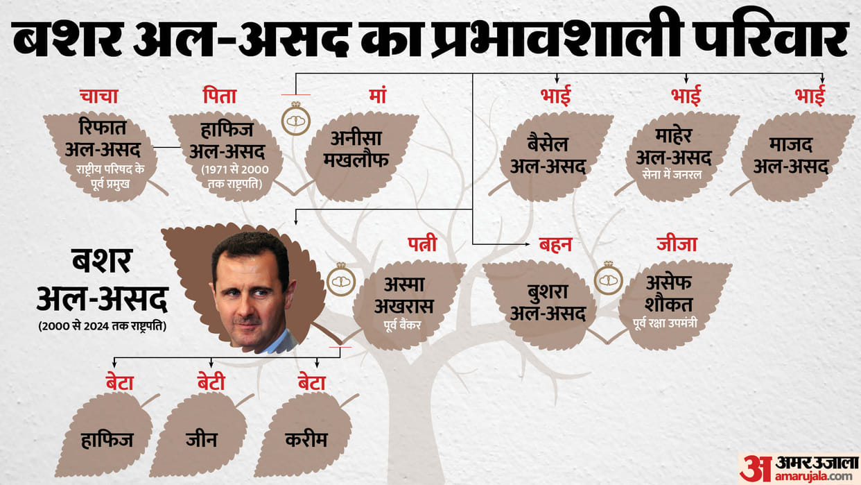 How Assad Government fell And history Of The Assad Family News In Hindi