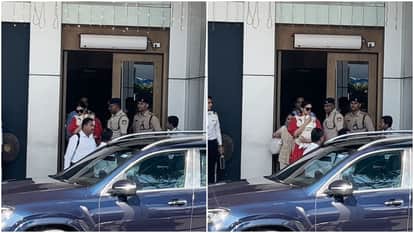 Deepika Padukone spotted with daughter dua padukone singh while returning from bengaluru to mumbai