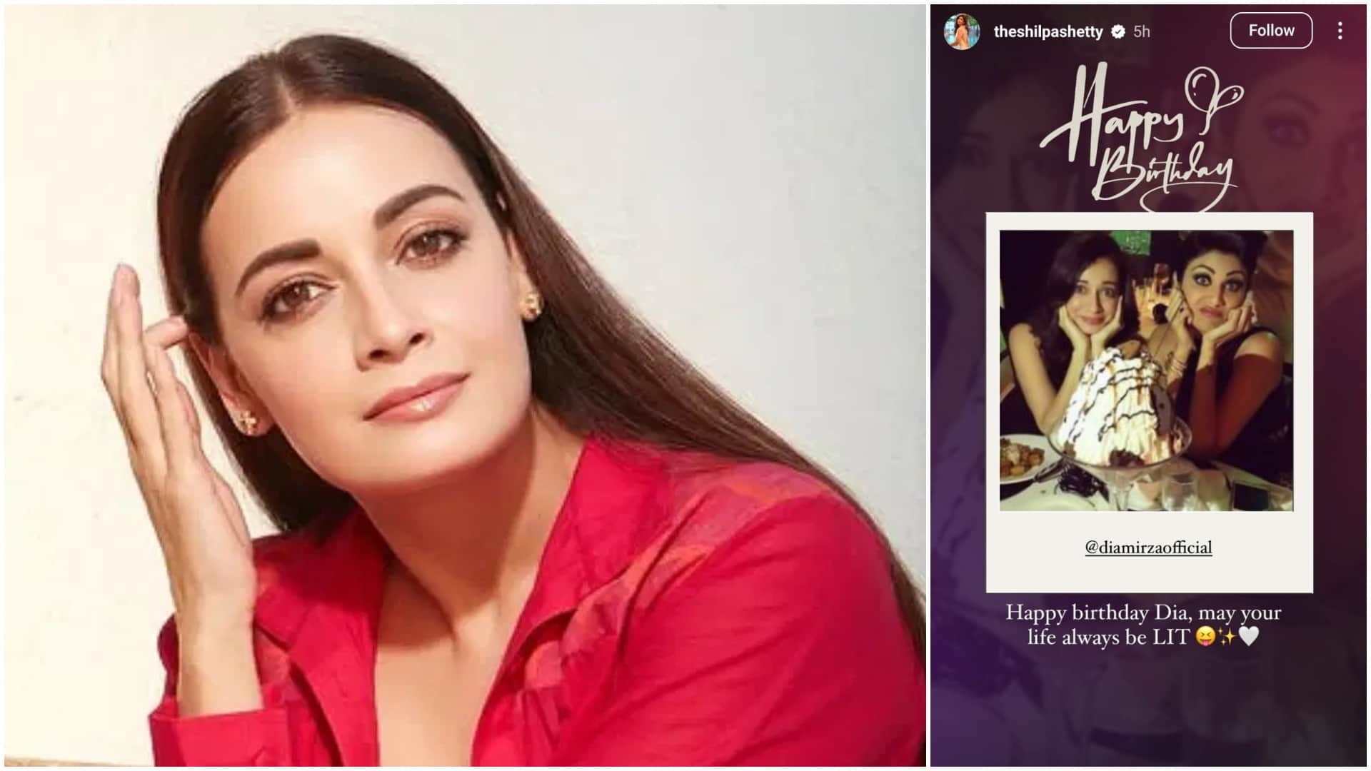 Dia mirza birthday special bollywood celebrities wish her kareena kapoor khan shilpa shetty ananya panday