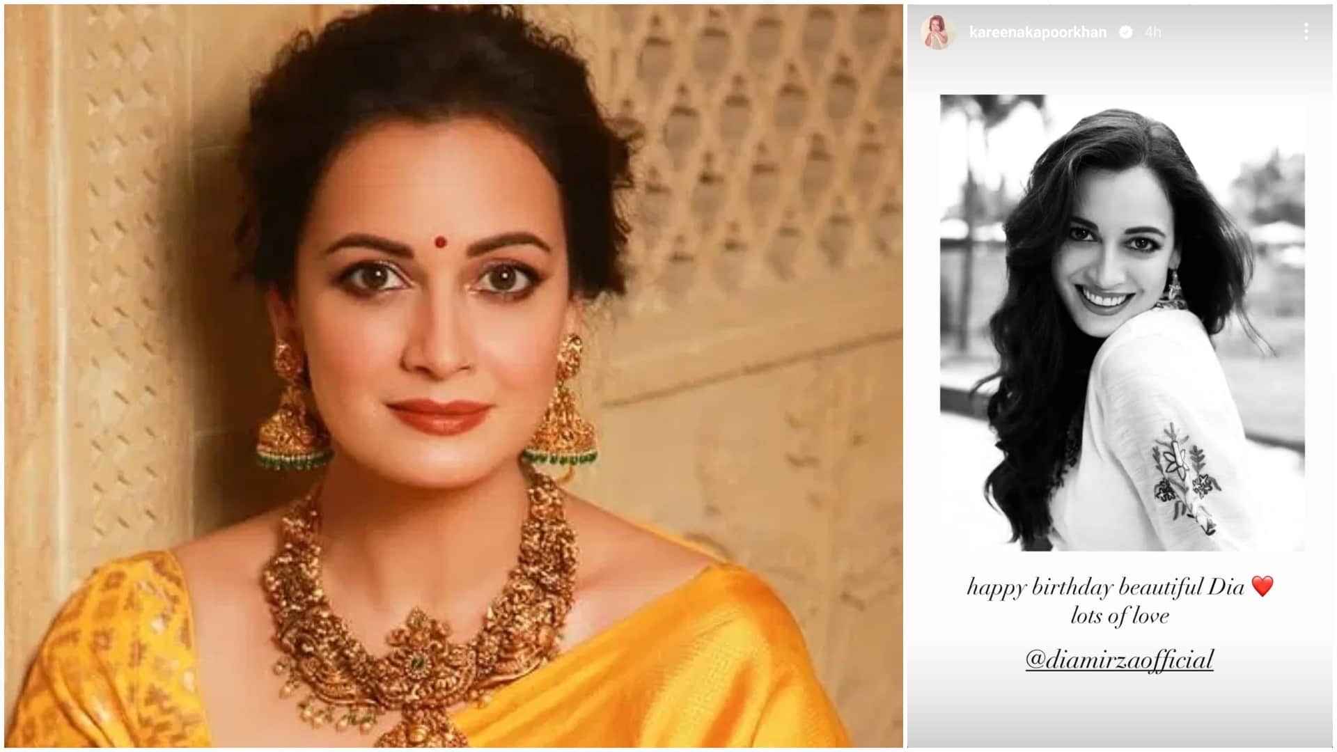 Dia mirza birthday special bollywood celebrities wish her kareena kapoor khan shilpa shetty ananya panday