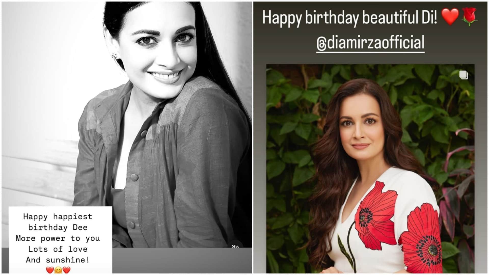 Dia mirza birthday special bollywood celebrities wish her kareena kapoor khan shilpa shetty ananya panday