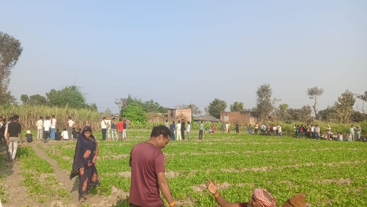 Bihar News : Leopard attacked in Bettiah Bagaha West Champaran Forest Department team Bihar police