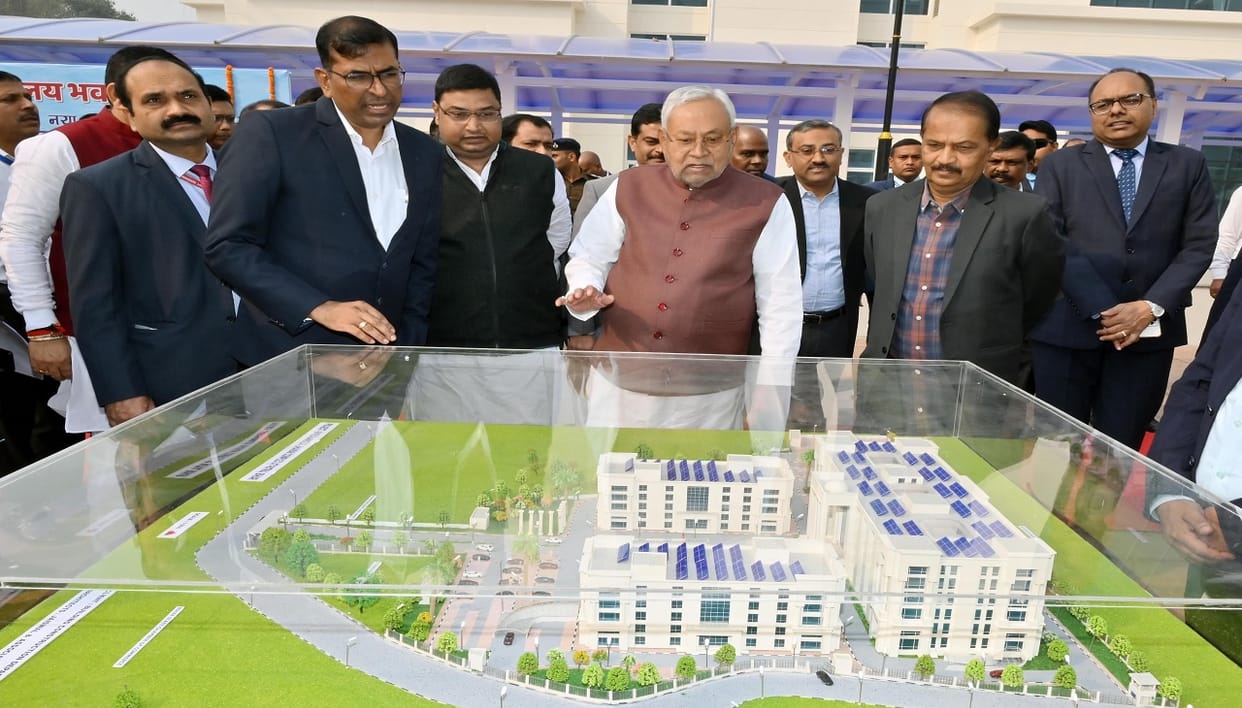 Bihar News: Inauguration of new collectorate in Patna, CM Nitish Kumar said – people will get benefit.
