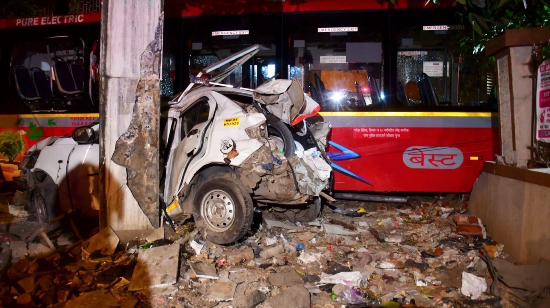 Mumbai BEST bus crash news in pics: Death toll rises to 6; experts examine vehicle