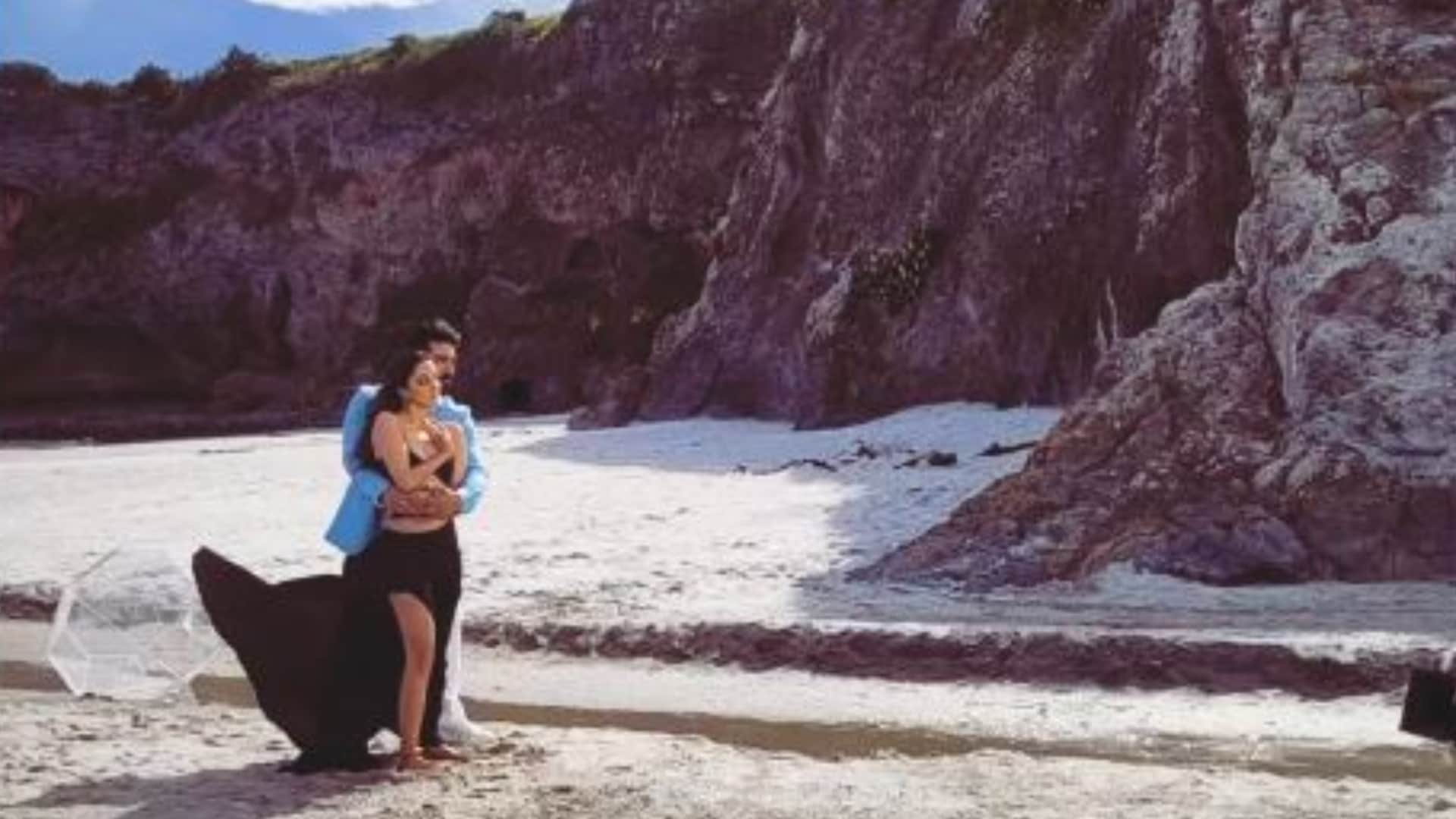 Ram Charan shares BTS Photos Video Clip From the set of upcoming action movie Game Changer with Kiara Advani