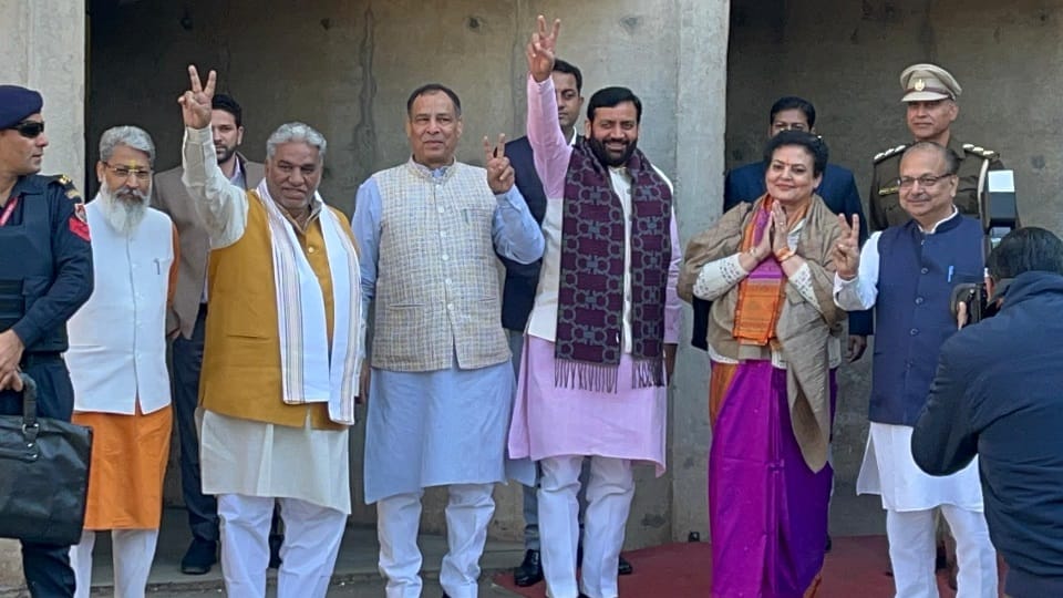 Haryana Rajya Sabha Election BJP candidate Rekha Sharma file nomination
