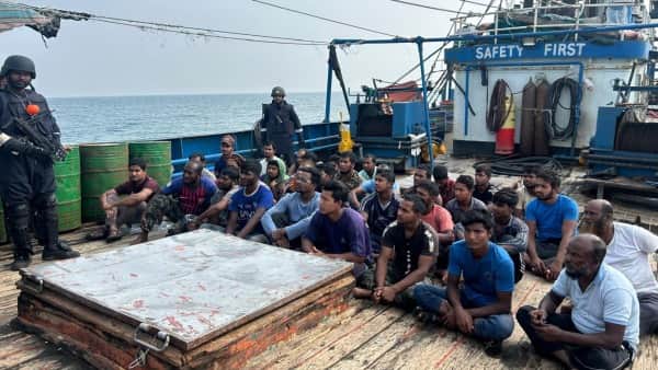 India caught Bangladesh Fishermen with two boats Coast Guard aka ICG probe in Paradeep Odisha