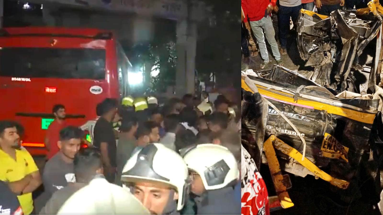 Mumbai Kurla BEST Bus brake fail Photos eyewitness bus was swerving Accident Casualties Hindi News