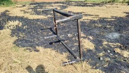 MP News An eight-month-old girl sunbathing on a cot in Katni died of burns