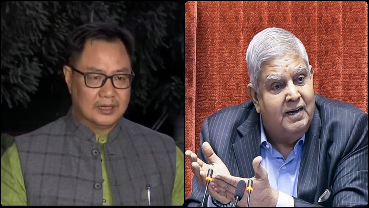 No-Confidence Motion Against jagdeep dhankhar: Kiren Rijiu says, opposition disrespect the dignity of Chair