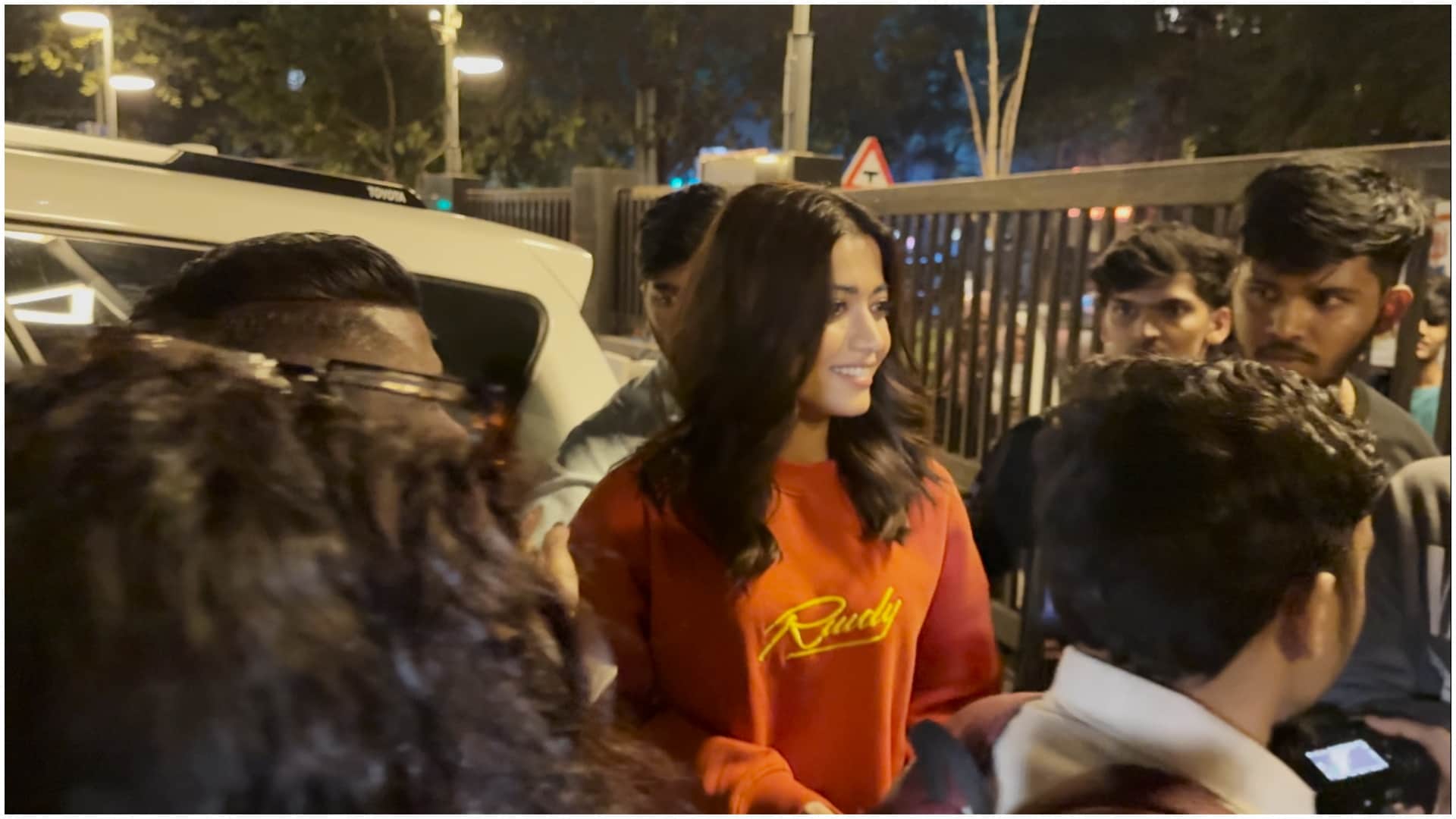 Pushpa 2 actress rashmika mandanna spotted at juhu to promote film after release