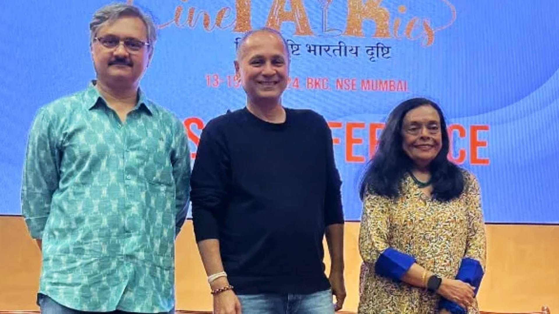 Cine Talkies 2024 Sanskar Bharti press conference Sunil Barve Vipul Amrutlal Shah share pushpa 2 success poin