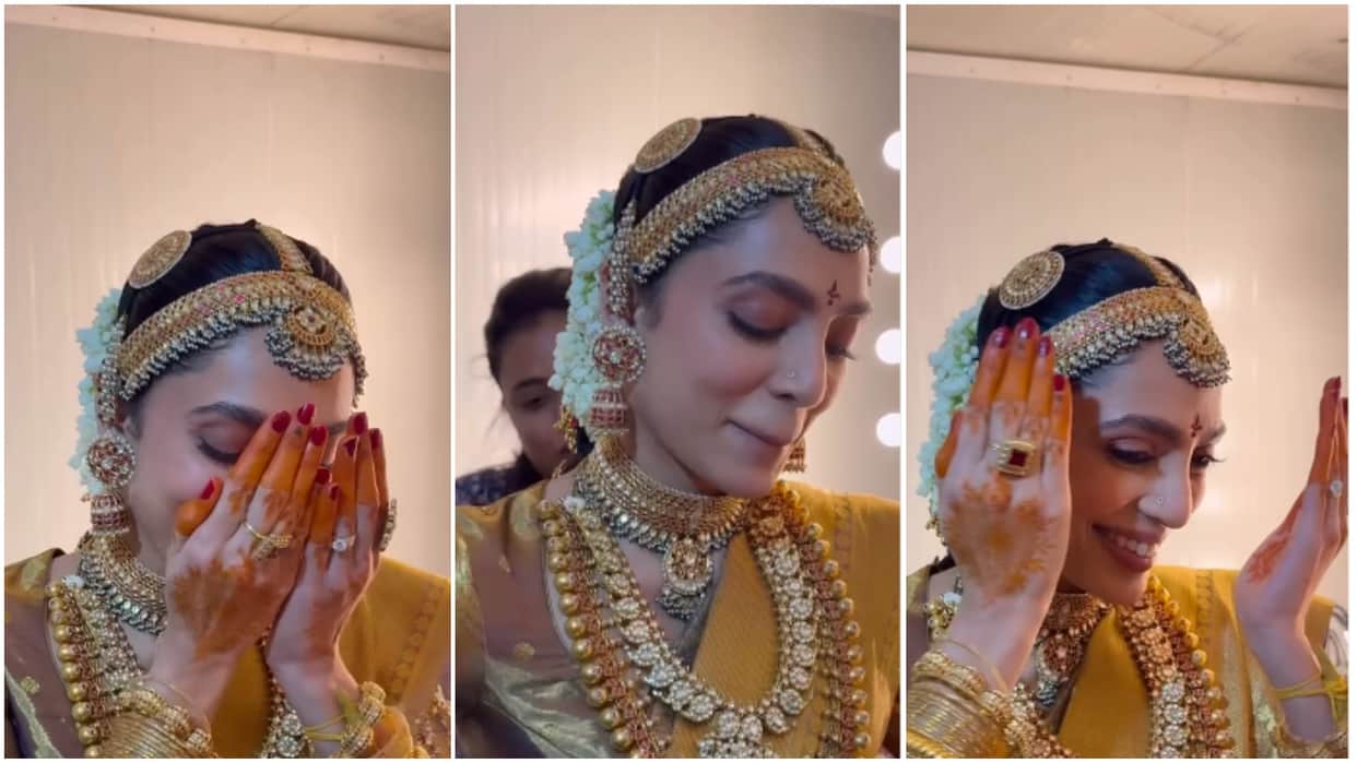 sobhita dhulipala dances on her wedding music in unseen video Naga chaitanya