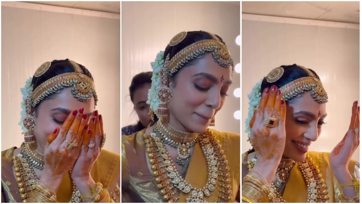 sobhita dhulipala dances on her wedding music in unseen video Naga chaitanya