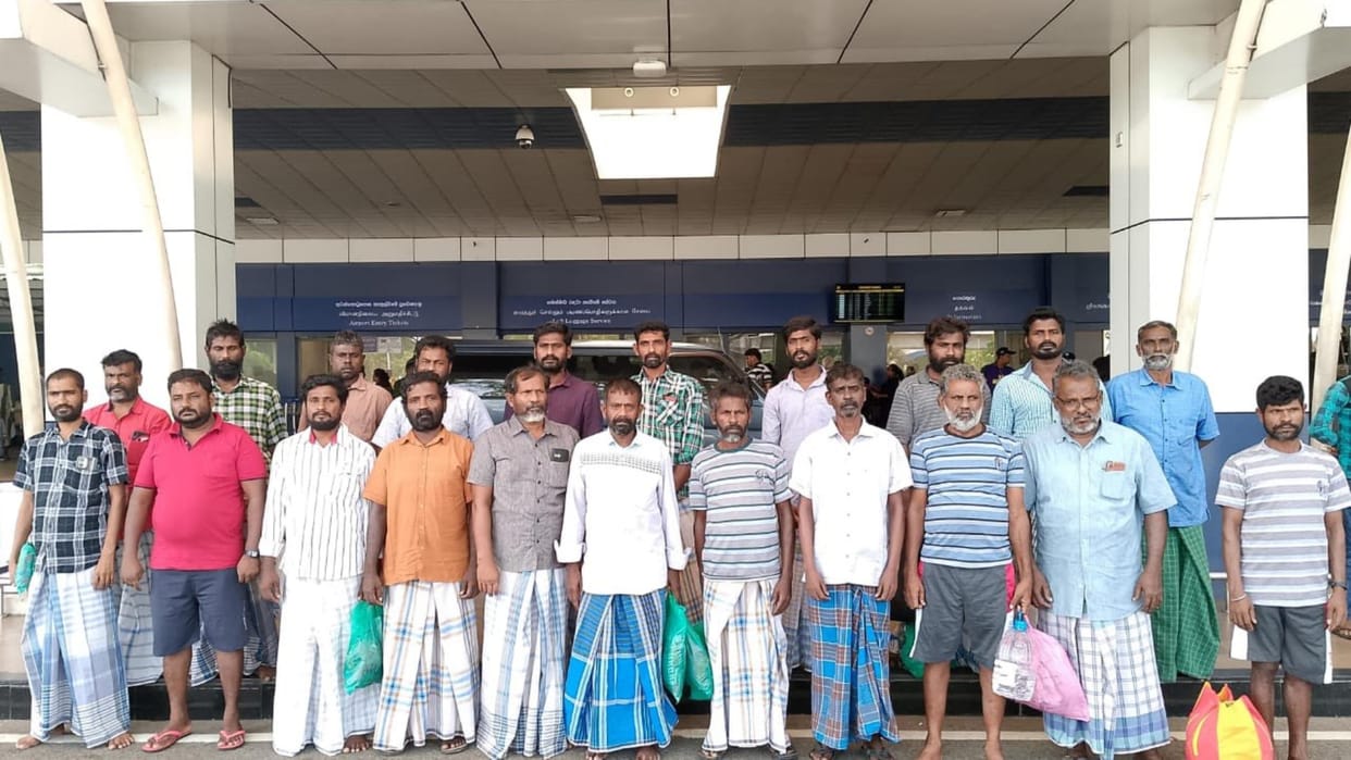 Sri Lanka repatriates 21 Indian fishermen the High Commission of India informs