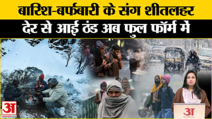 Weather Update: Rain and snowfall increased the cold, IMD alert for entire North India including Delhi.