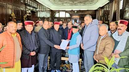 BJP submitted a memorandum to the Governor against the state congress govt, made several allegations