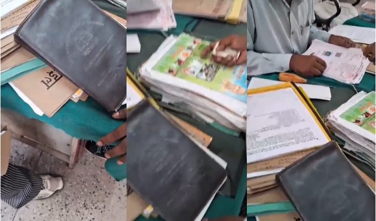 Video of Lekhpal taking bribe in Tehsil goes viral SDM says he will be suspended after investigation