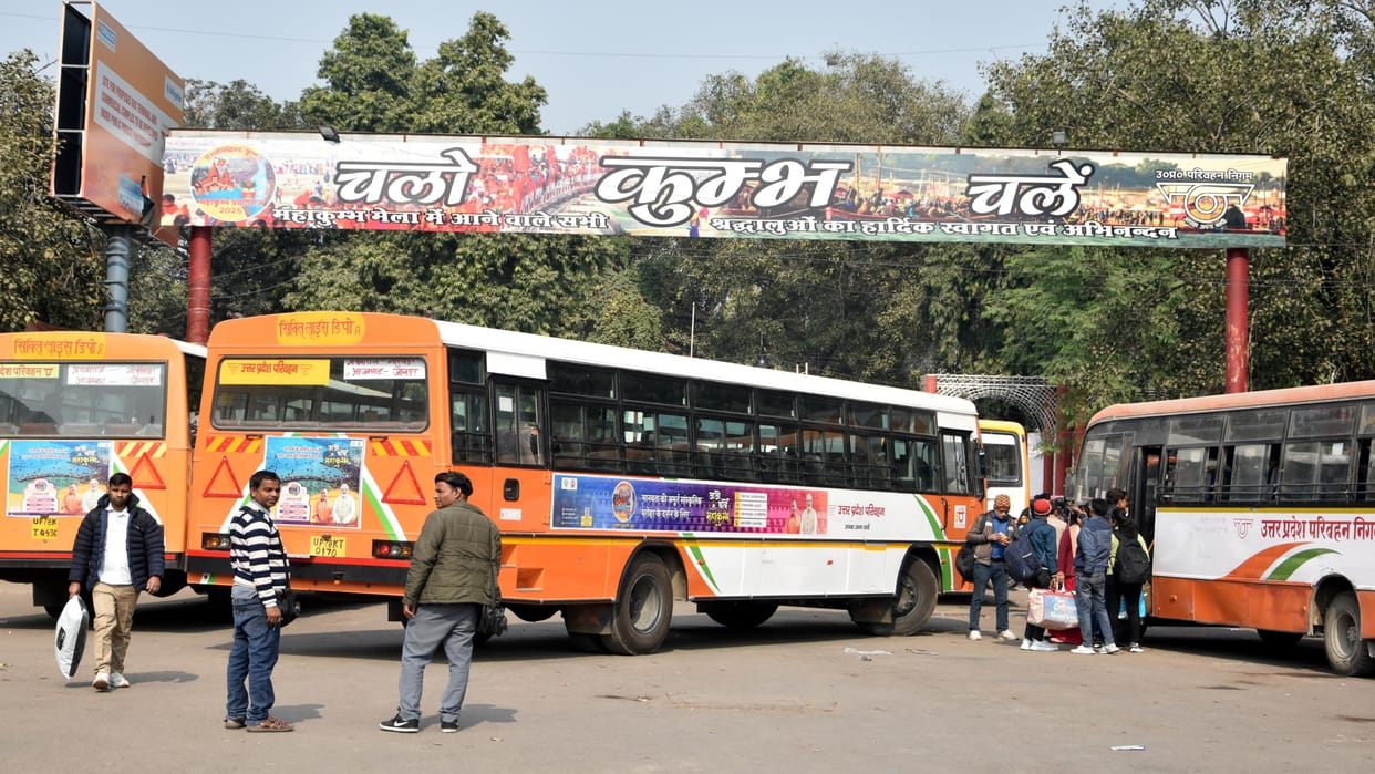 Roadways started bus booking facility for Maha Kumbh