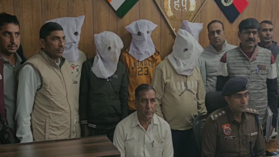 Interstate thief gang five robbers arrested in Rewari