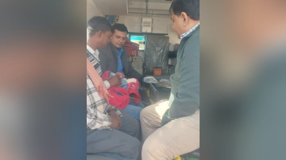 four day old baby girl found in bushes in village Burj Kotiyan of Panchkula