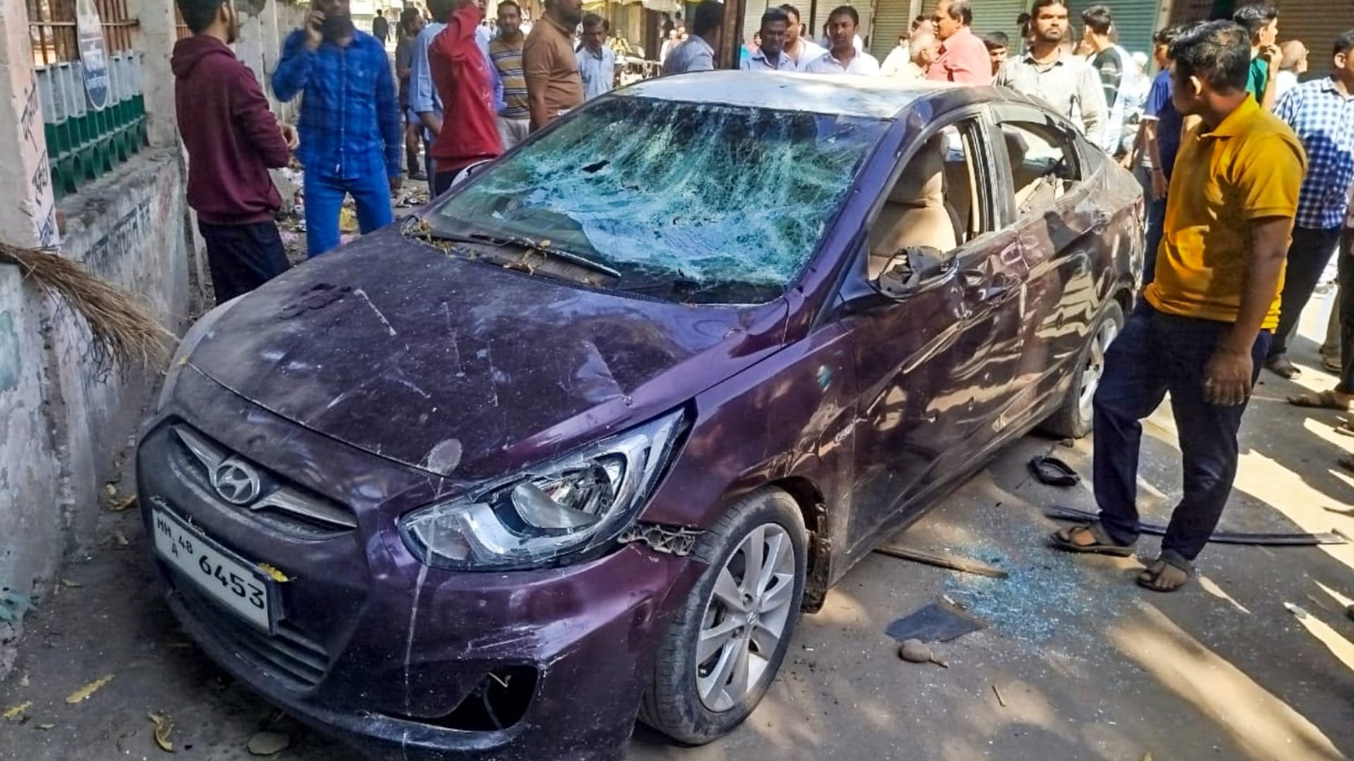Violent protests in Maharashtra's Parbhani over damage to Constitution replica