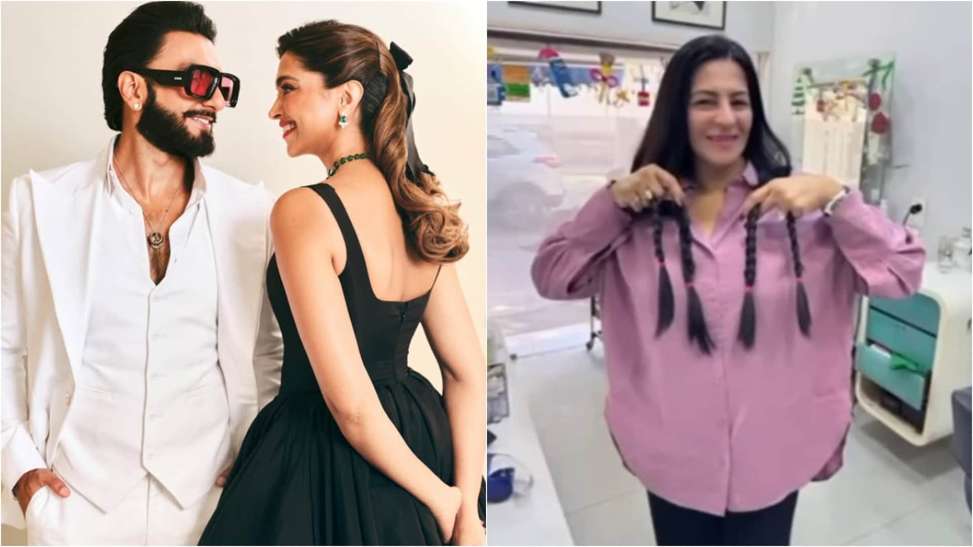 Ranveer Singh mother Anju Bhavnani donated hair on granddaughter Dua 3rd month birthday Deepika Padukone baby