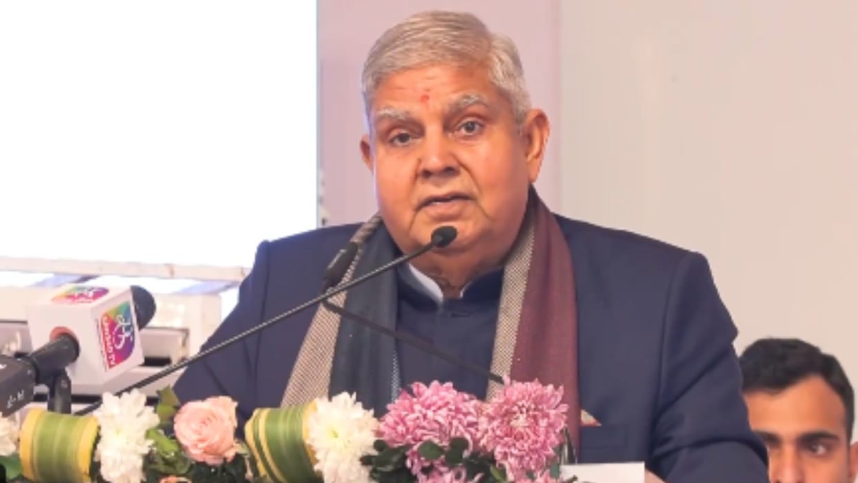 There are some forces in the country and outside which are unable to digest India's progress-VP Dhankhar
