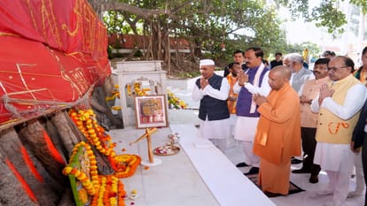 CM Yogi reached Prayagraj, praised the country's first AI based ICU, Akshayvat also reached