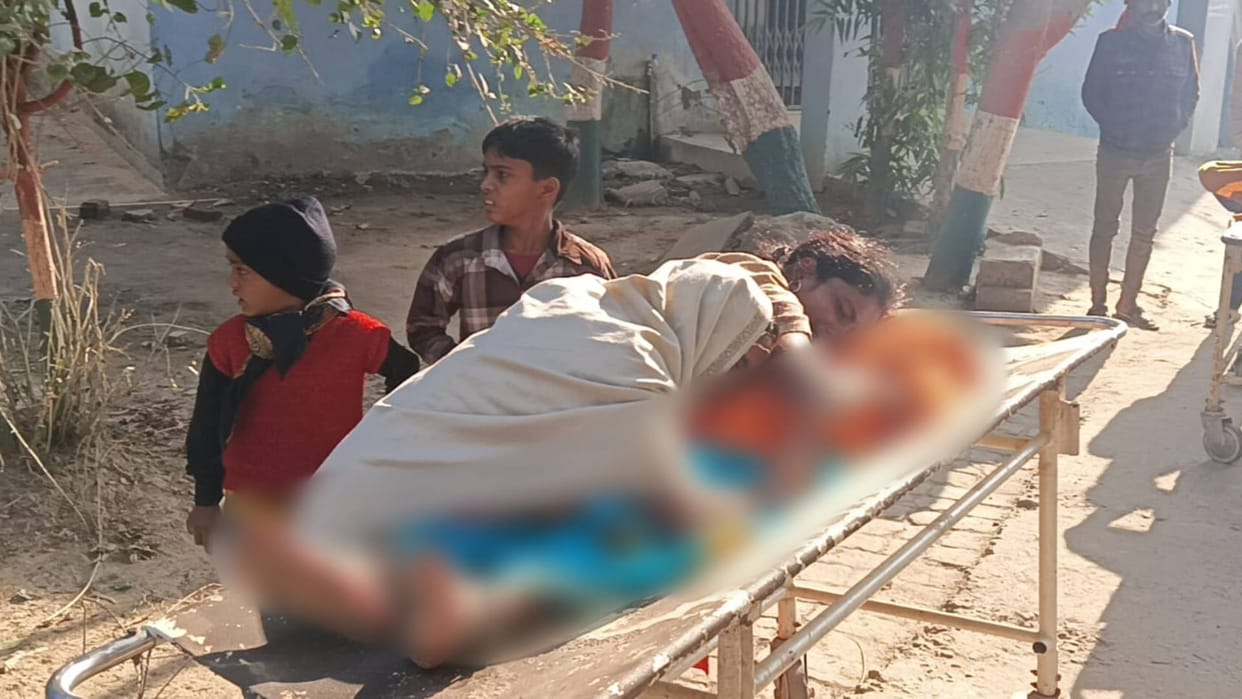 Bihar Road Accident Woman dies in Nalanda brother son injured man dies due to lack of treatment Muzaffarpur