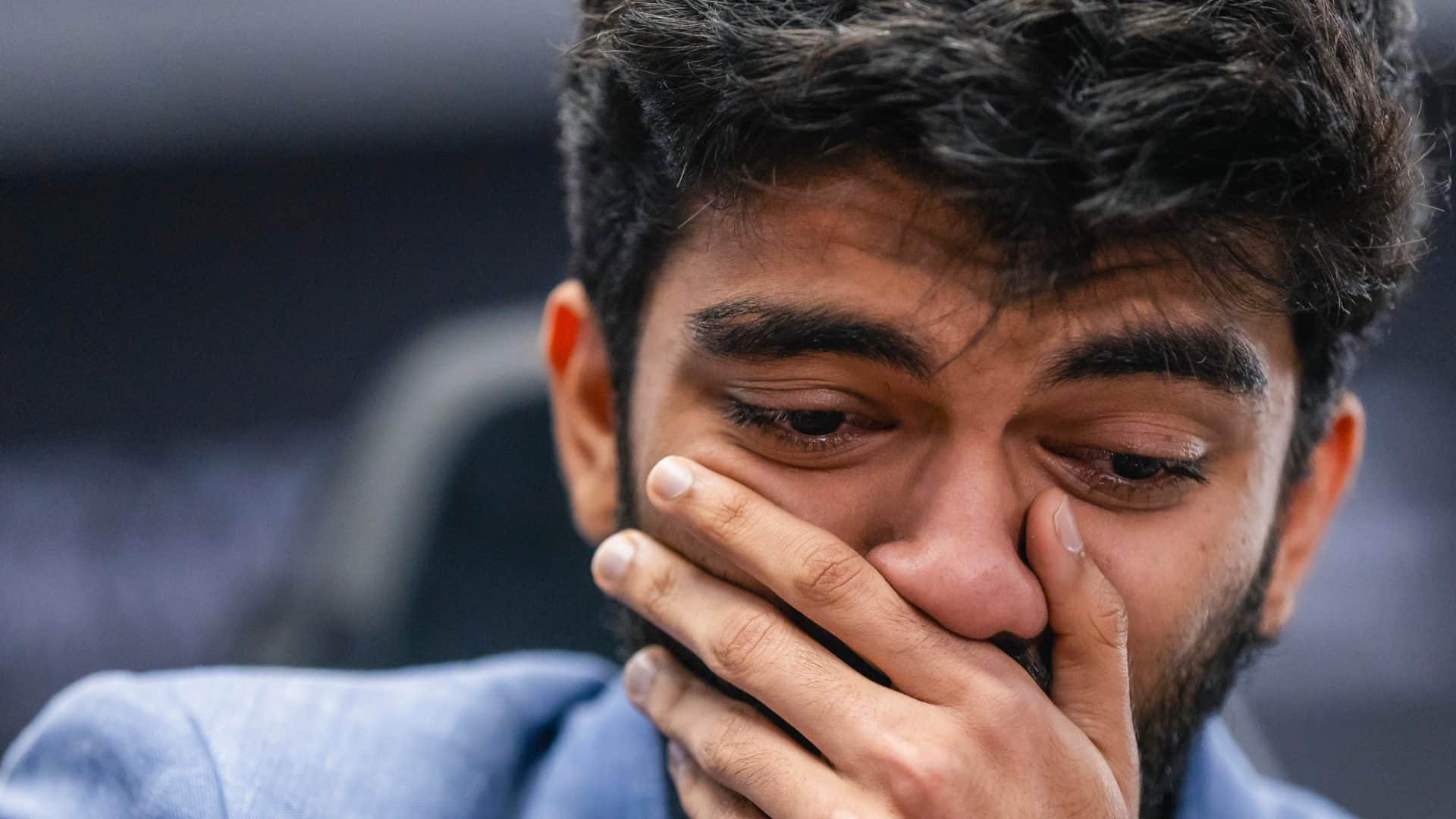 d gukesh got emotional after winning world chess championship title see images