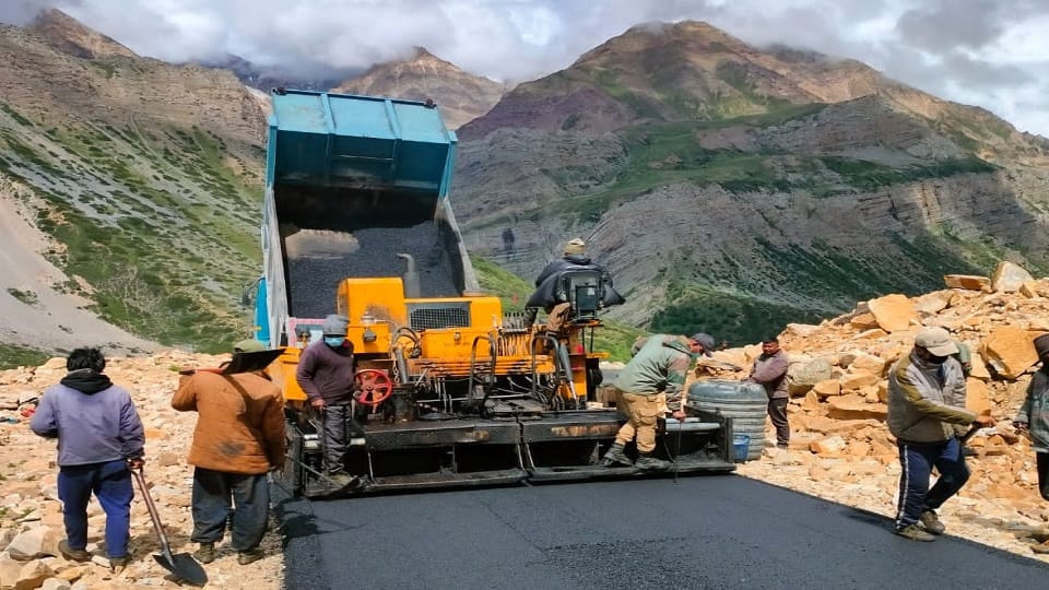 Ease of reaching Adi Kailash due to asphalting work on the road from Gunji to Jeolingkang and Adi Kailash