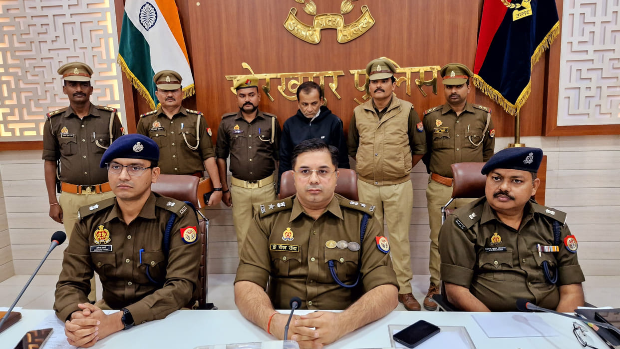 Gorakhpur Police has arrested a vicious thief from Gujarat, who has stolen from 24 hotels.