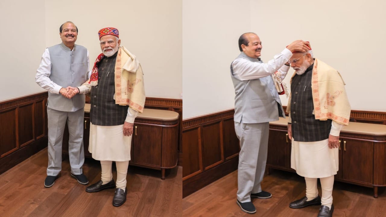 MP Harsh Mahajan met PM Modi, raised the demand to build a new NH connecting Chamba-Pangi, Kishtwar and Leh