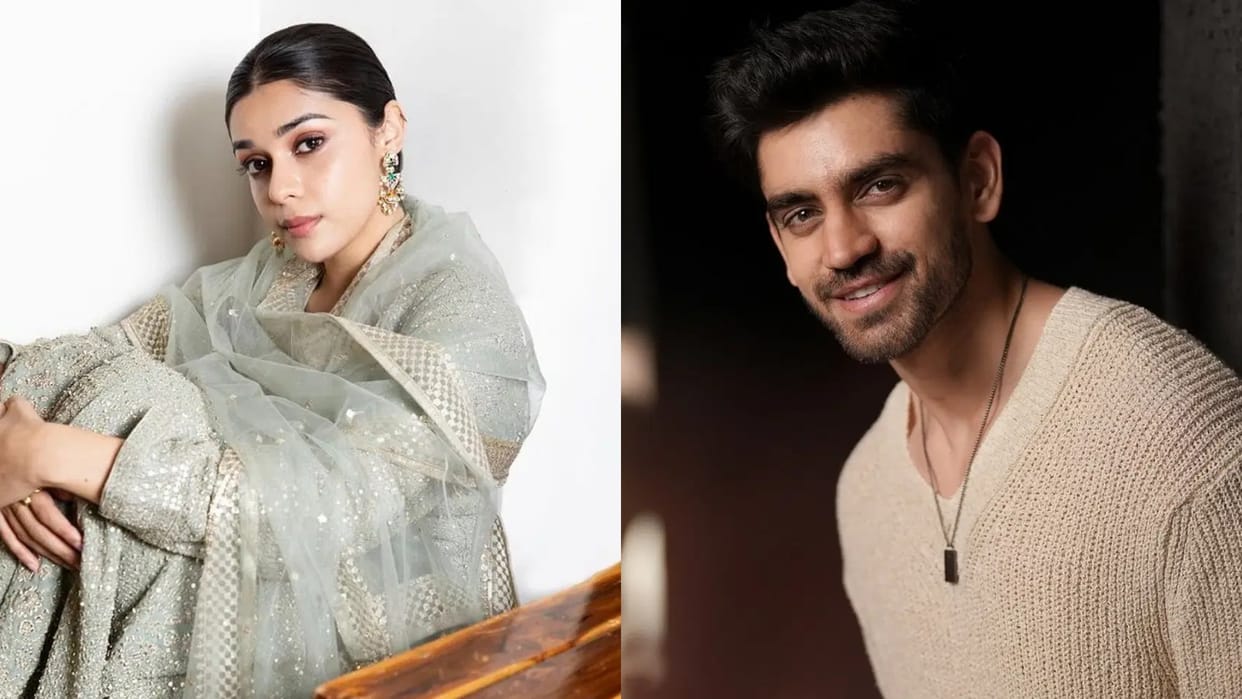 Tv Actor Avinash Mishra Eisha Singh Music Video kala sha kala Promotion In Mumbai