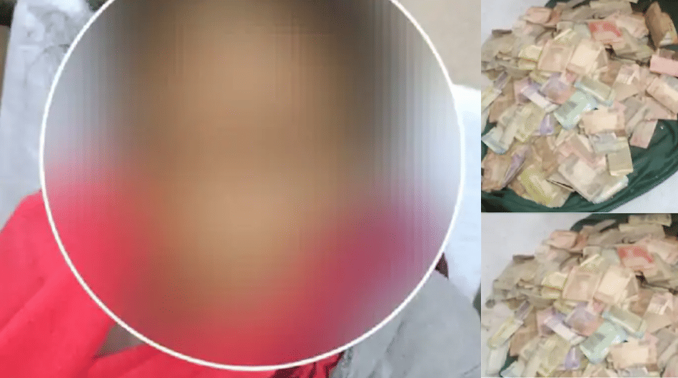 Indore News 75 thousand rupees found with a female beggar