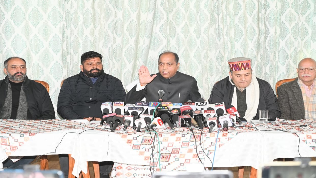 Leader of Opposition Jairam Thakur launched a verbal attack on the state Congress government