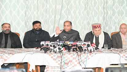 HP Politics: जयराम ठाकुर ने सुक्खू सरकार पर साधा निशाना, बोले- दो साल के जश्न मनाने में 25 करोड़ फूंक दिए Leader of Opposition Jairam Thakur launched a verbal attack on the state Congress government