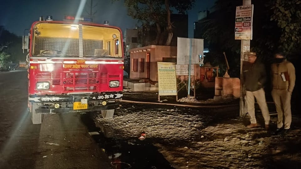 Forgot to switch off heater, house caught fire