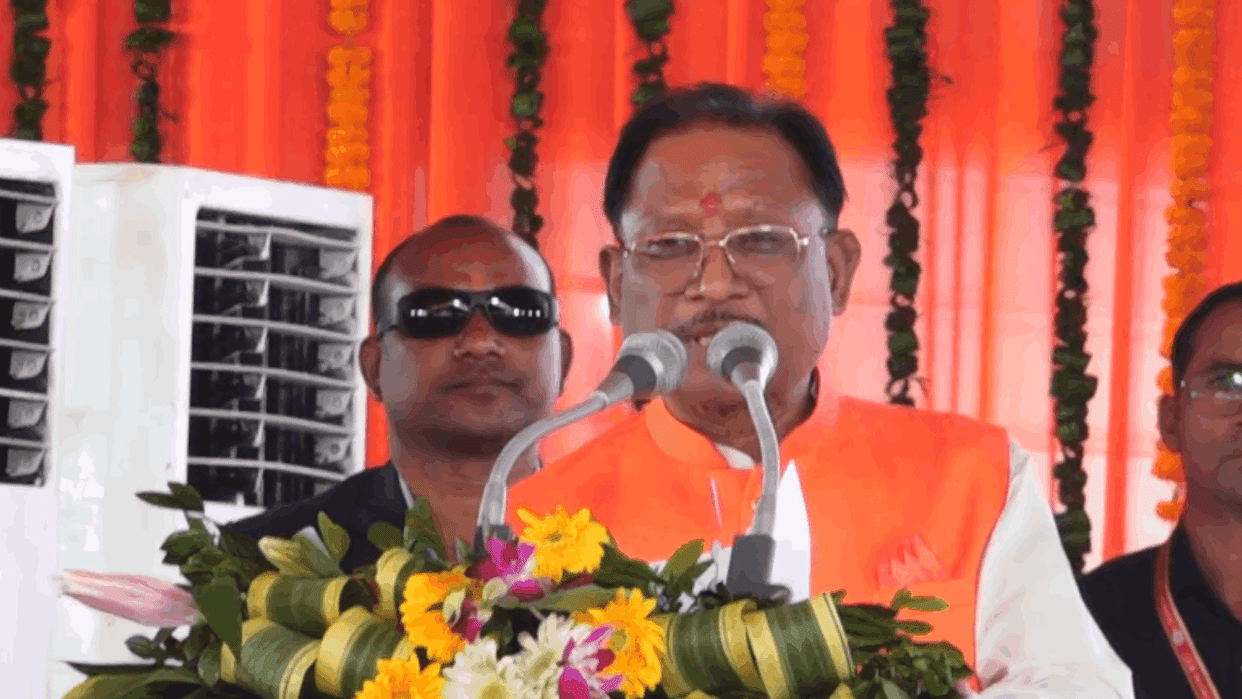 CM Sai gave the gift of 134 development works in Bilaspur
