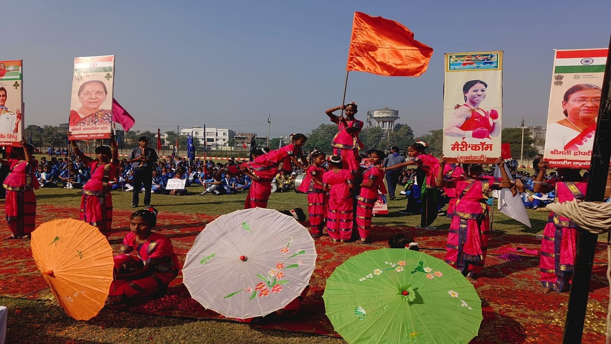 District Scout Guide Rally started in Shahjahanpur