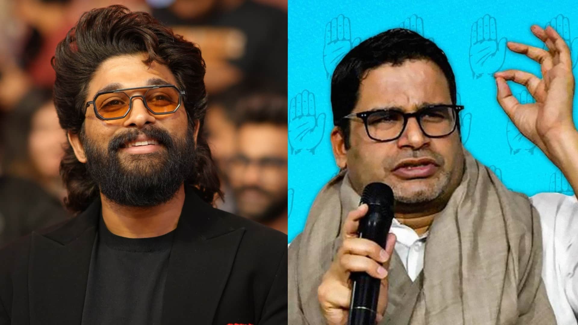 Prashant Kishor and Allu Arjun meeting in Delhi after patna Event effect in Hyderabad and mumbai