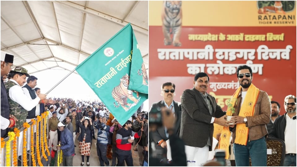 MP: Bike rally organized for the conservation of Ratapani Tiger Reserve, CM started it, Randeep Hooda also par