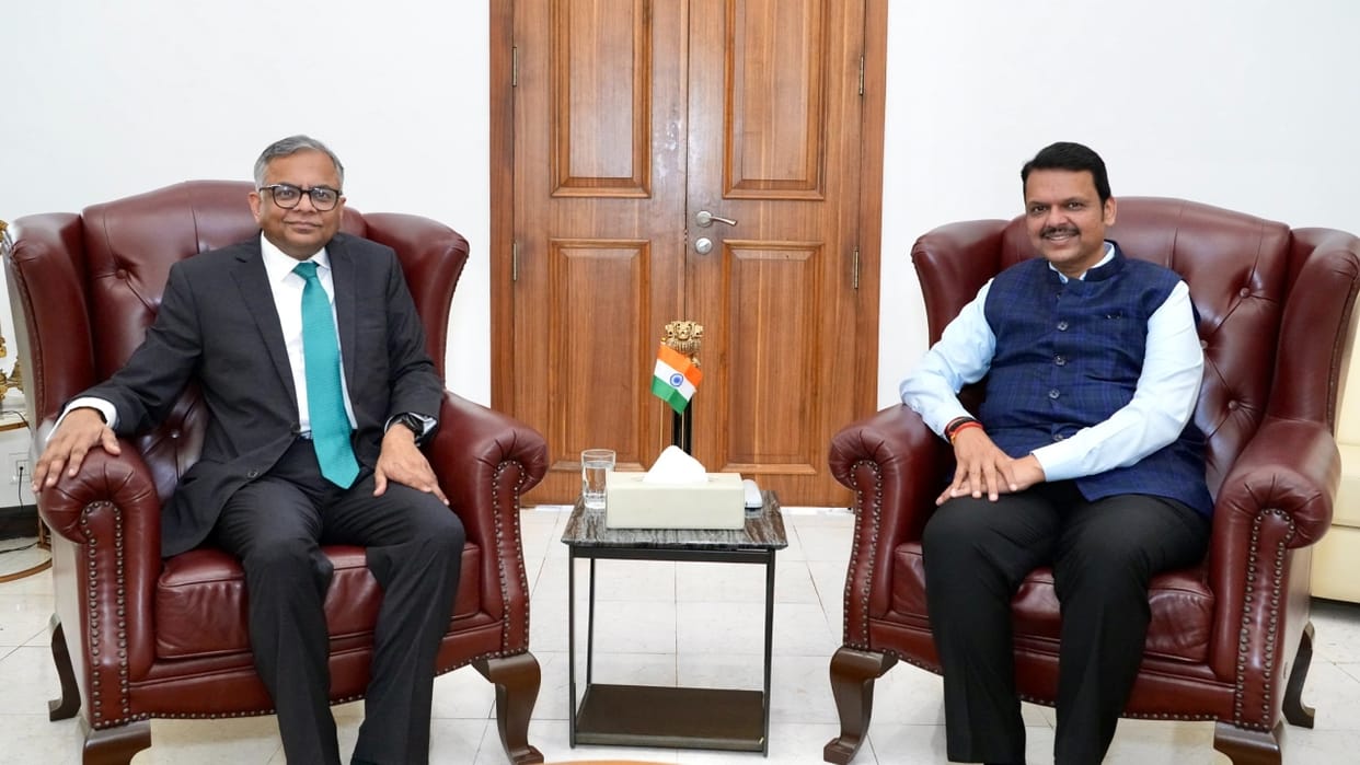 Tata Sons chief Chandrasekaran meets Maharashtra CM; ways to accelerate state's growth discussed